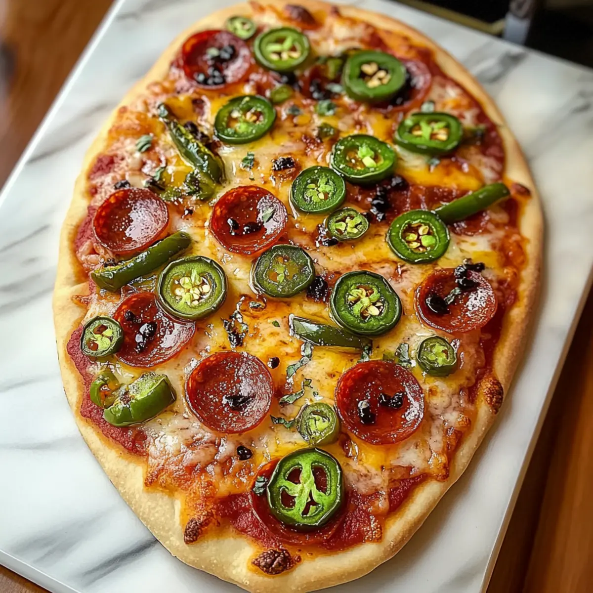Honey Flatbread Pizza nasmpe