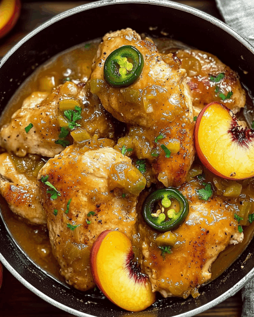 Jalapeno Peach Chicken 2