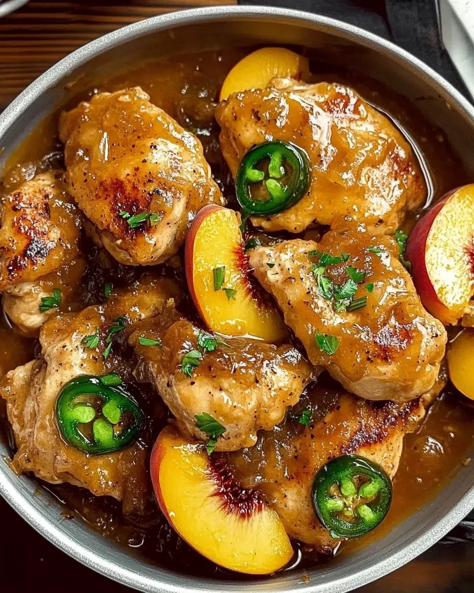 Jalapeño Peach Chicken: Discover a Flavorful Recipe!