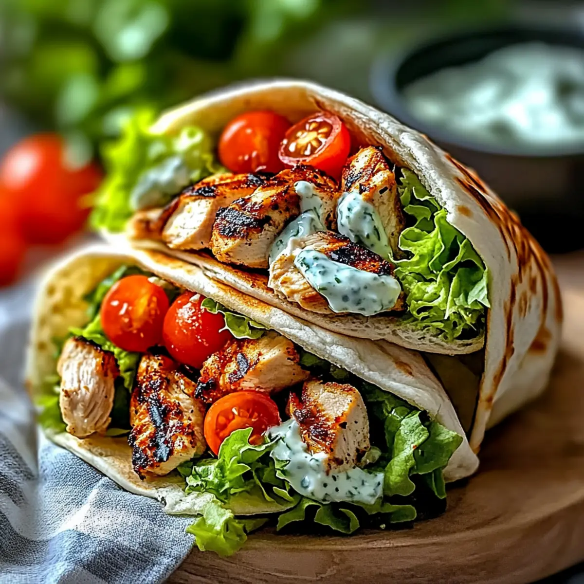 Mediterranean Chicken Gyros fwcouw