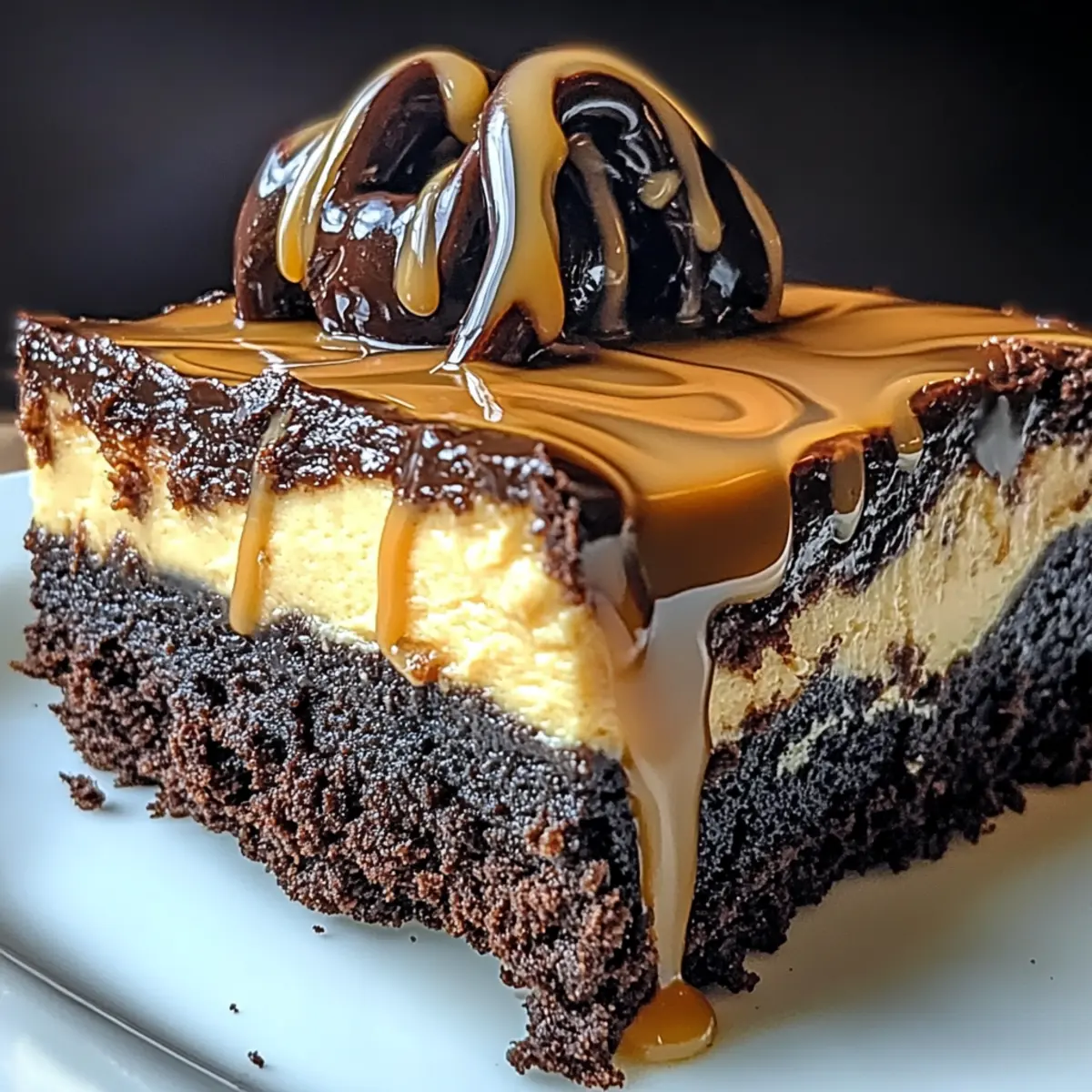 Milky Way Caramel Cheesecake Brownies e5ogpo