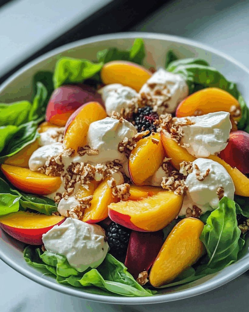 Millionaire Peach Salad 3