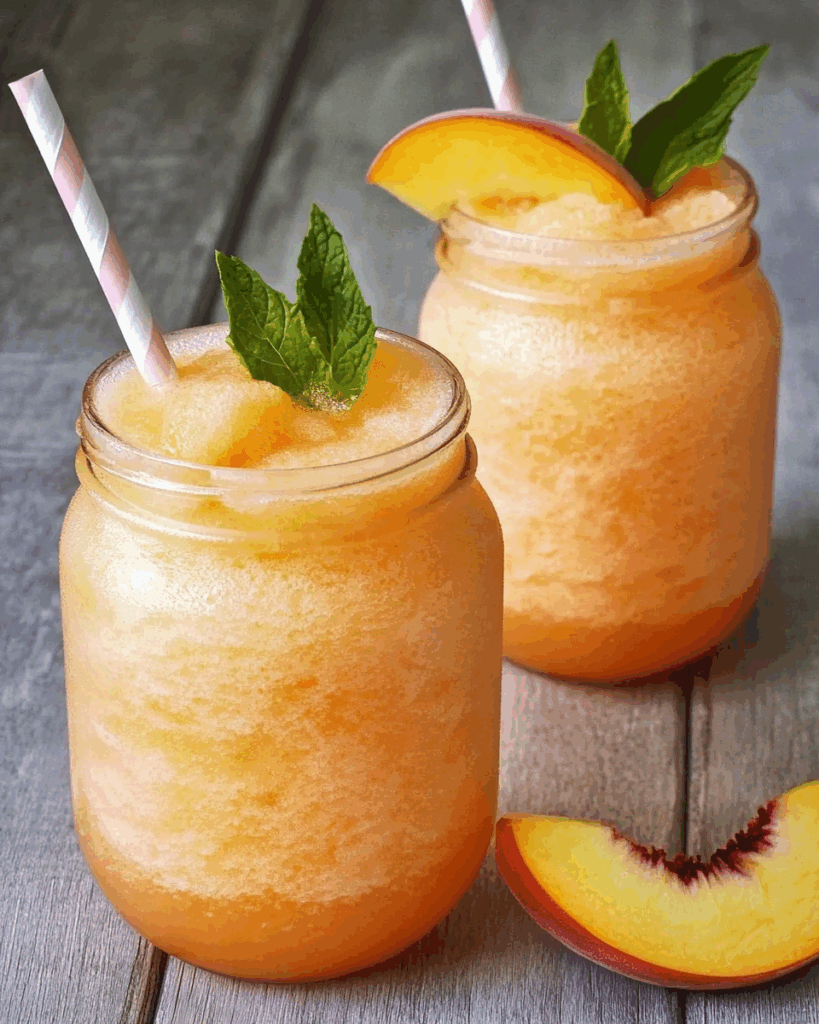 Peach Lemonade Slush 2