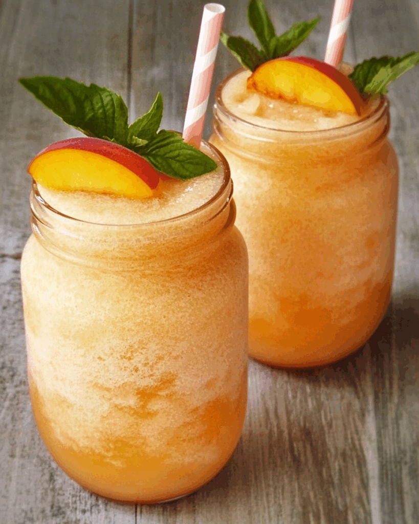 Peach Lemonade Slush 3