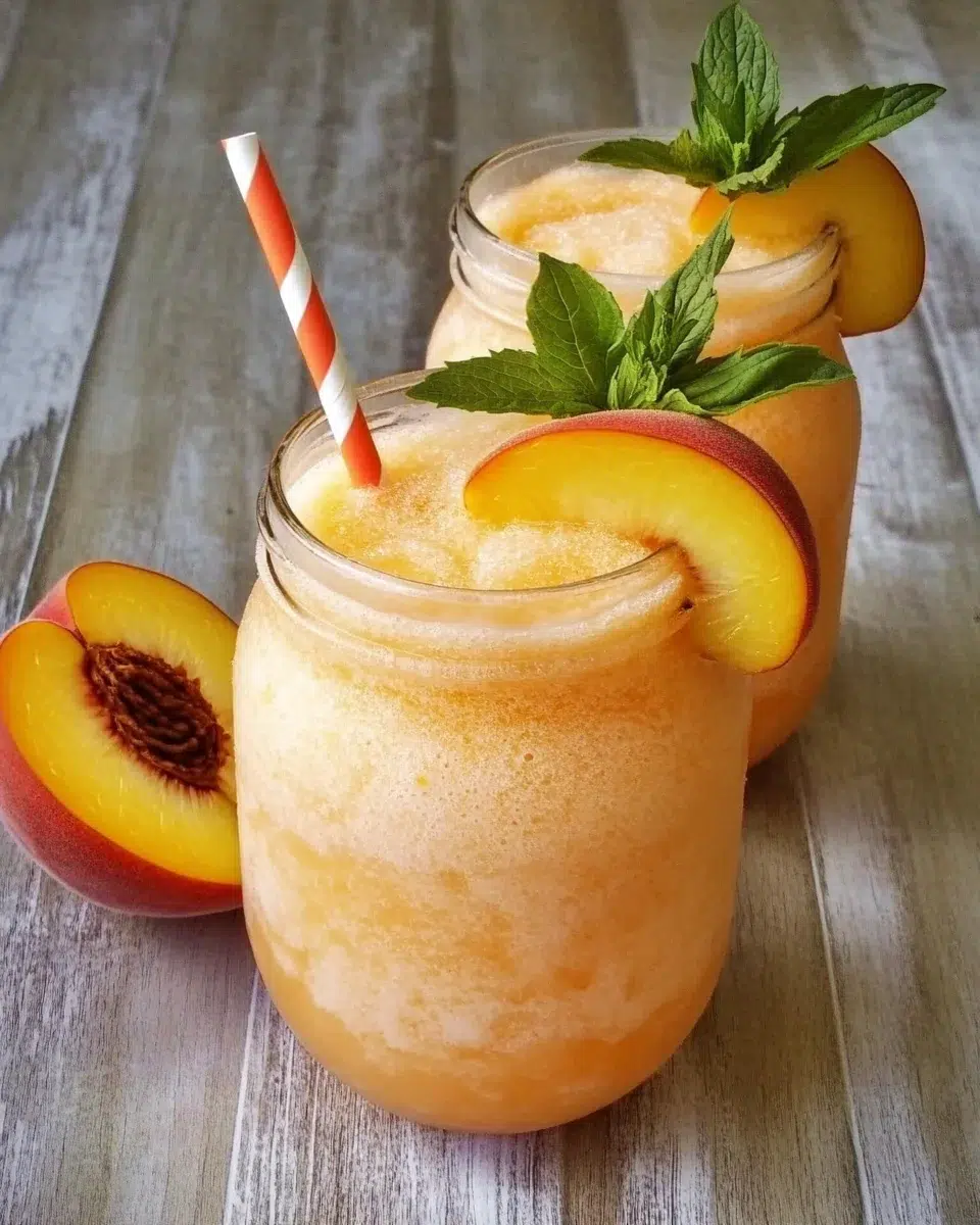 Peach Lemonade Slush: Refresh Your Summer Today!