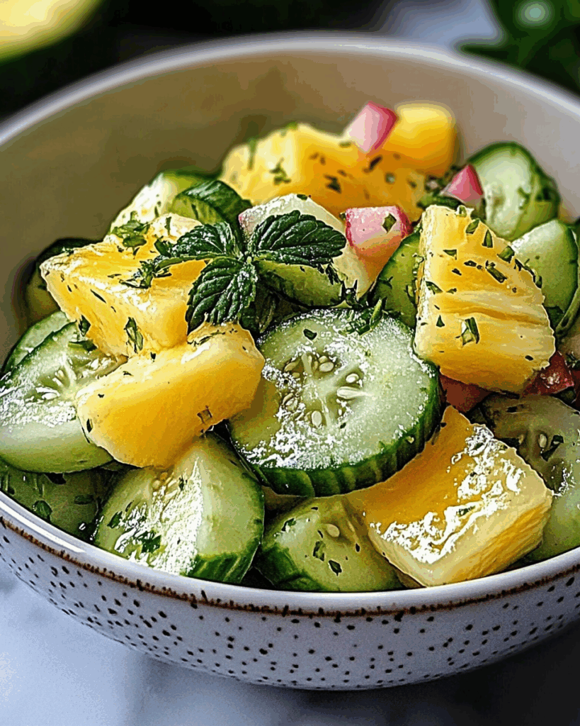 Pineapple Cucumber Salad 2
