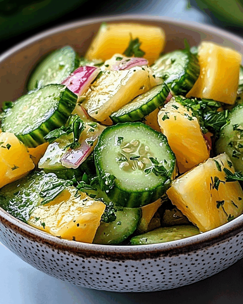 Pineapple Cucumber Salad 3