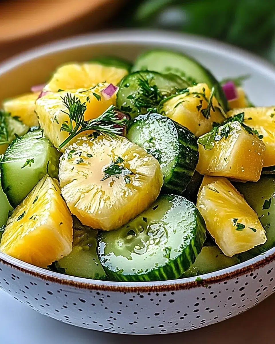 Pineapple Cucumber Salad: A Refreshing Twist for Summer