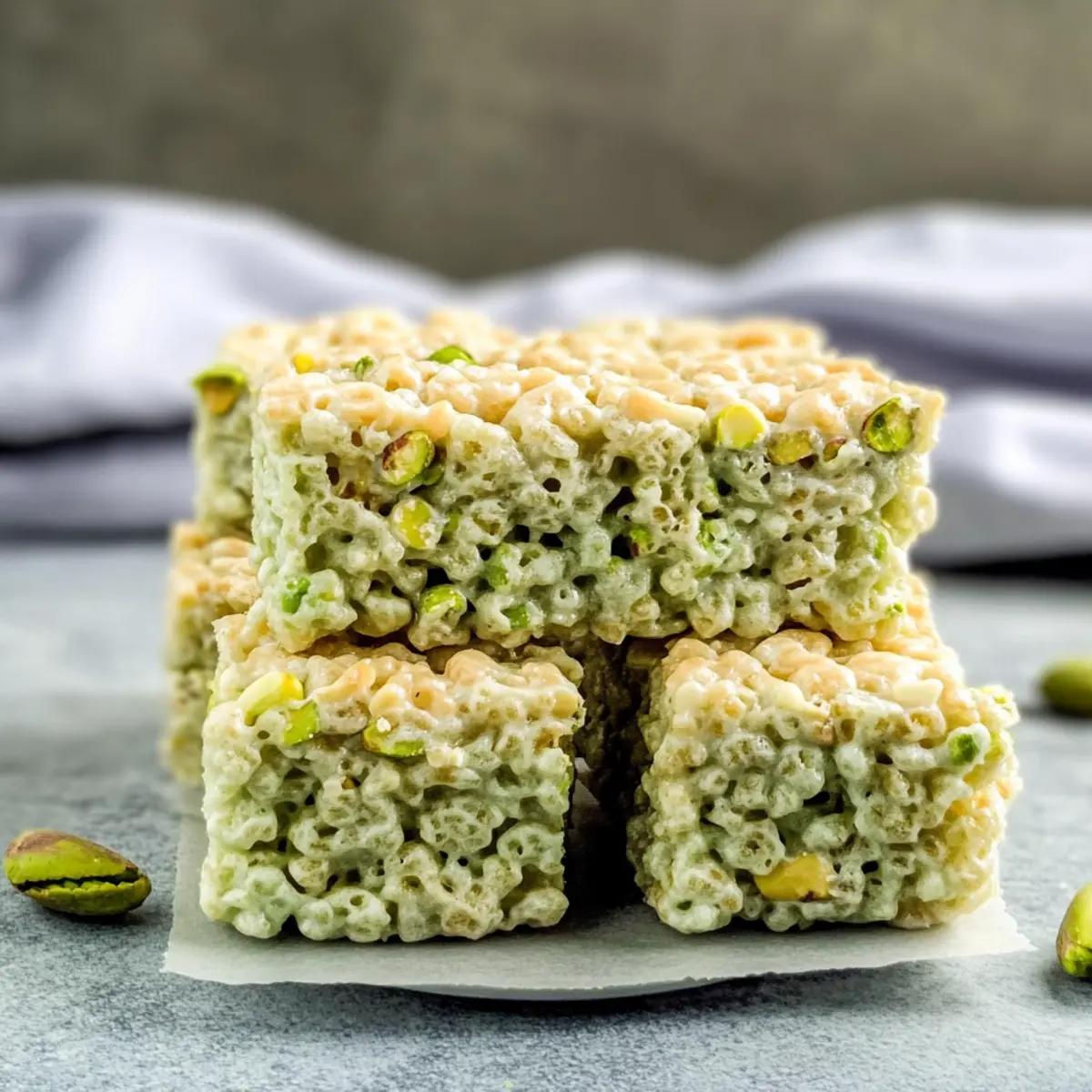 Pistachio Rice Krispie Treats azzch5