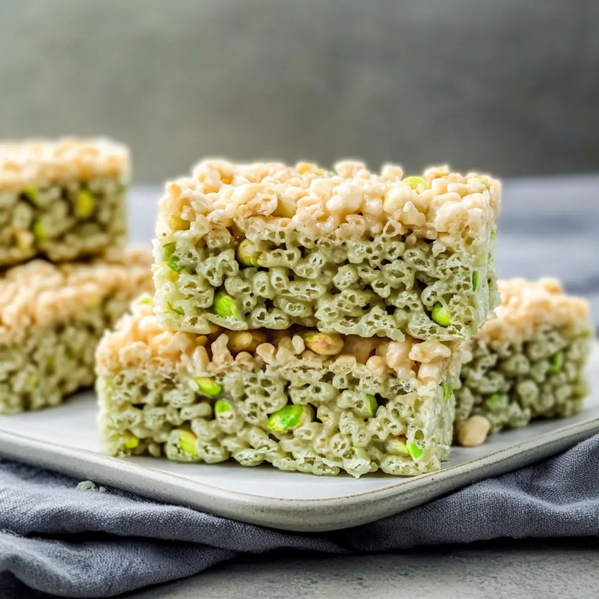 Pistachio Rice Krispie Treats: A Fun No-Bake Delight