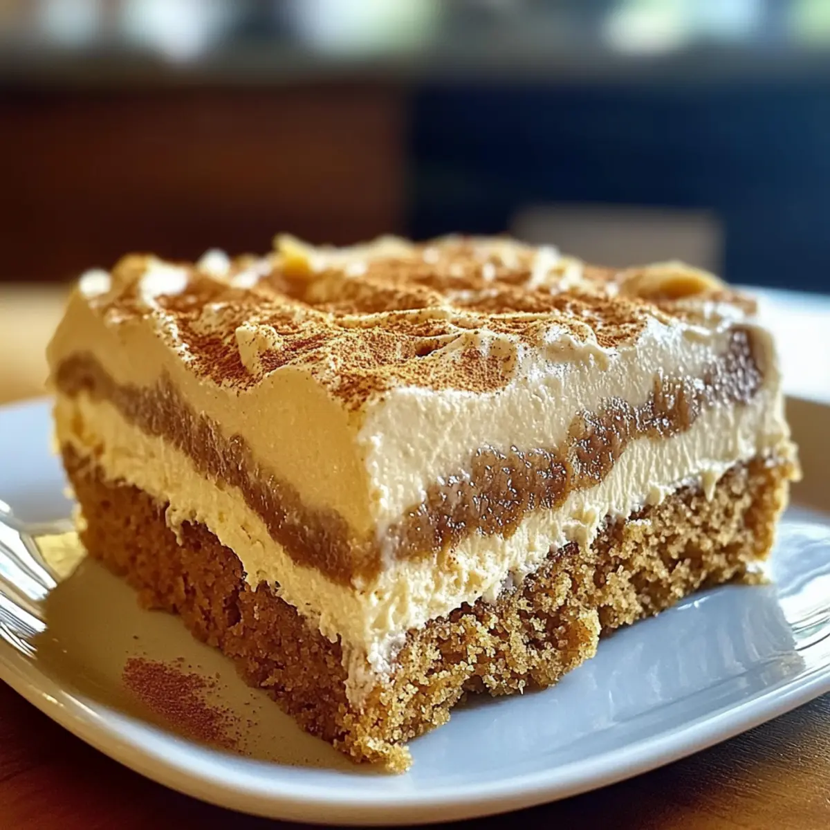 Pumpkin Spice Gooey Cake with Cream Cheese Frosting idunhb