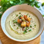 Roasted Garlic Potato Soup