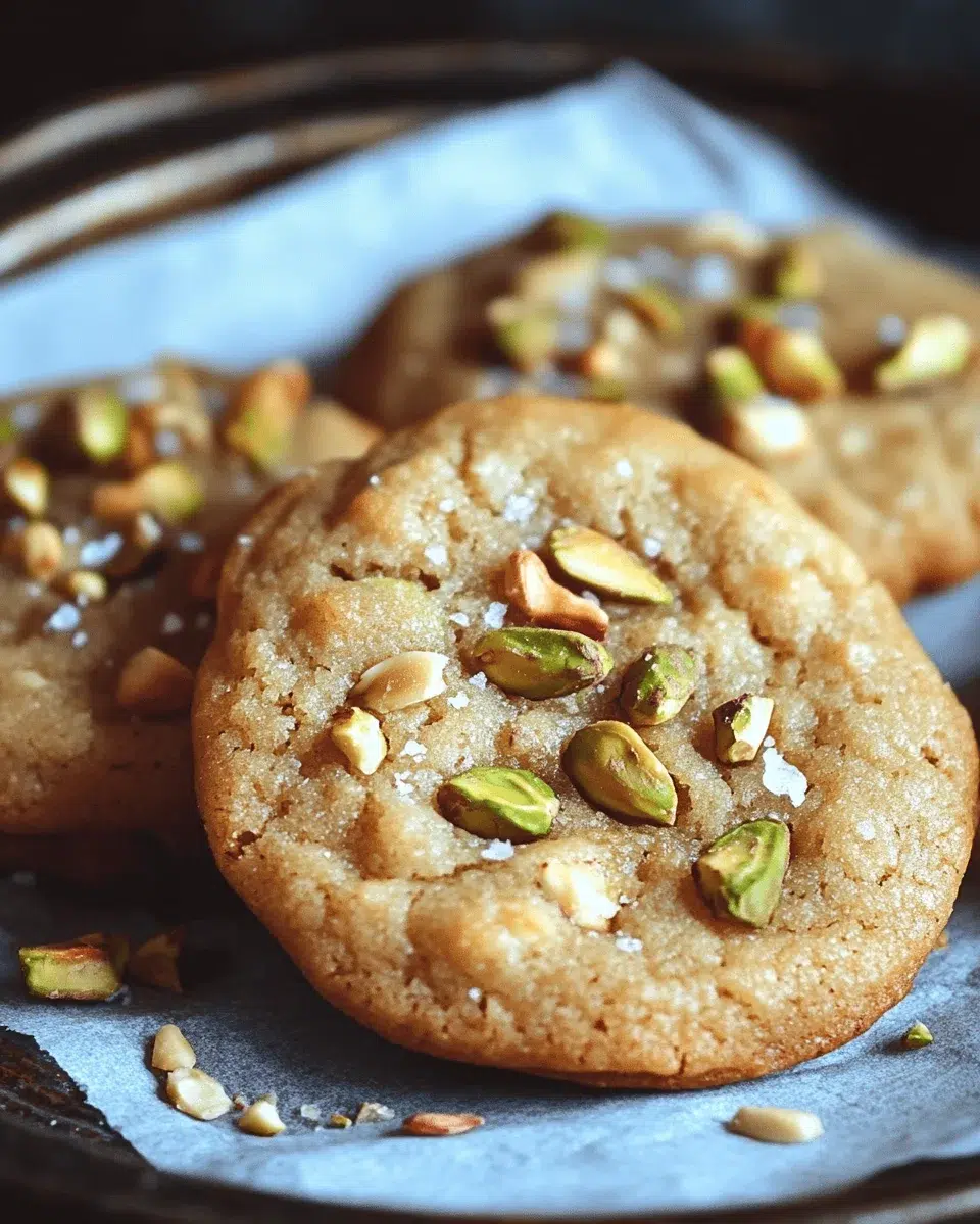 Salted Honey Pistachio Cookies: A Sweet Delight Awaits!