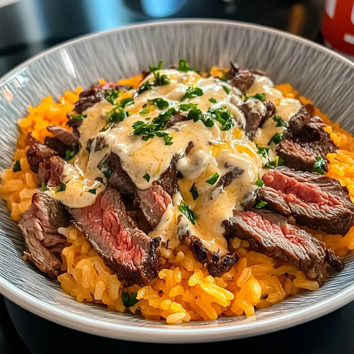 Steak Queso Rice qqrwht