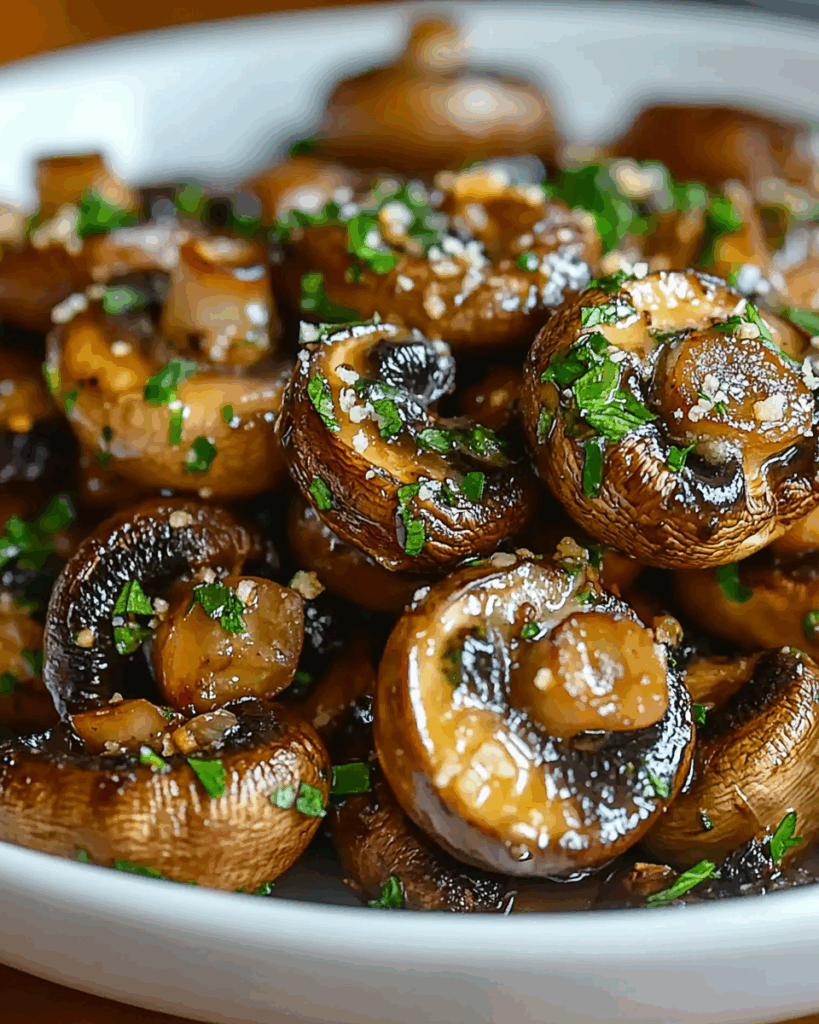 Steakhouse Garlic Butter Mushrooms 2