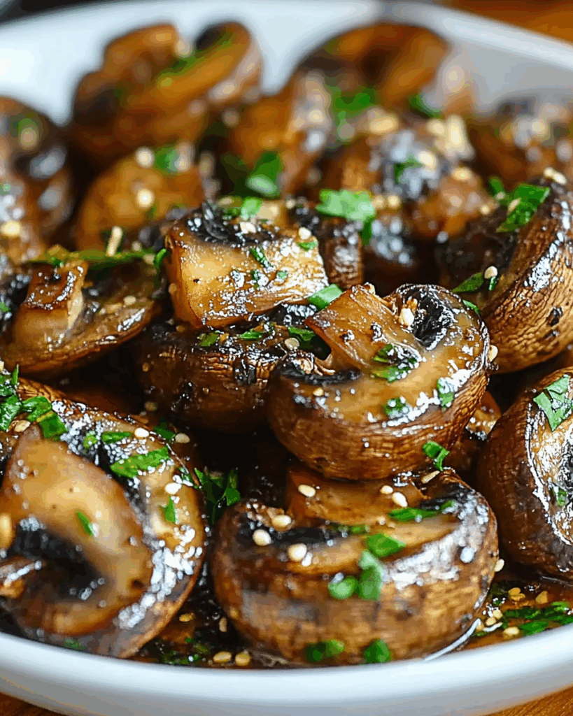Steakhouse Garlic Butter Mushrooms 3