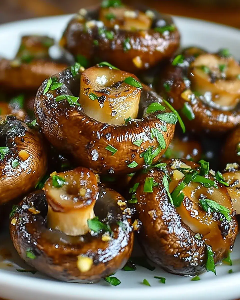 Steakhouse Garlic Butter Mushrooms Make Dinner Irresistible!