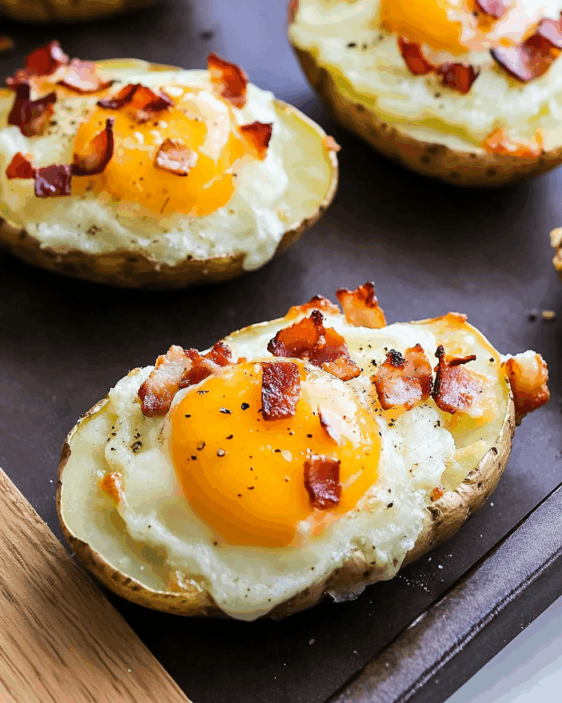 Twice Baked Loaded Breakfast Potatoes 3