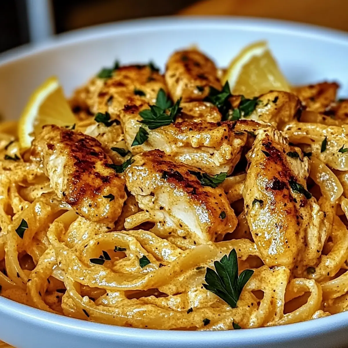 Quick & Creamy Cowboy Butter Chicken Linguine Delight