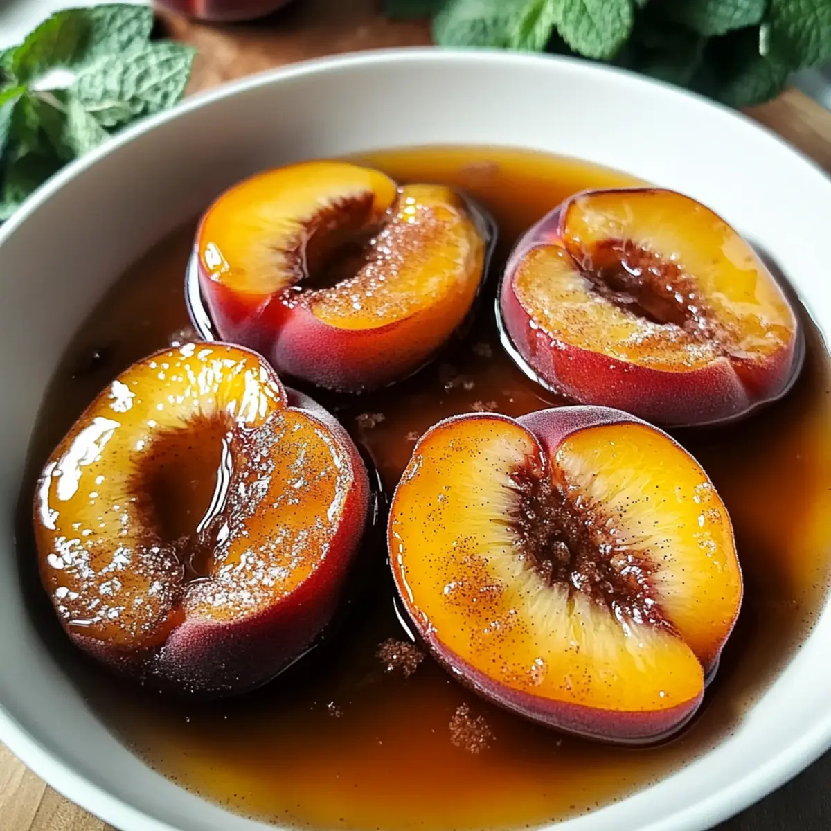 Cinnamon Sugar Baked Peaches for a Cozy Sweet Treat