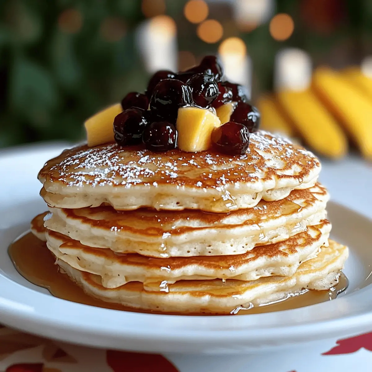 Fluffy Coconut Cream Pancakes for a Tropical Breakfast Bliss