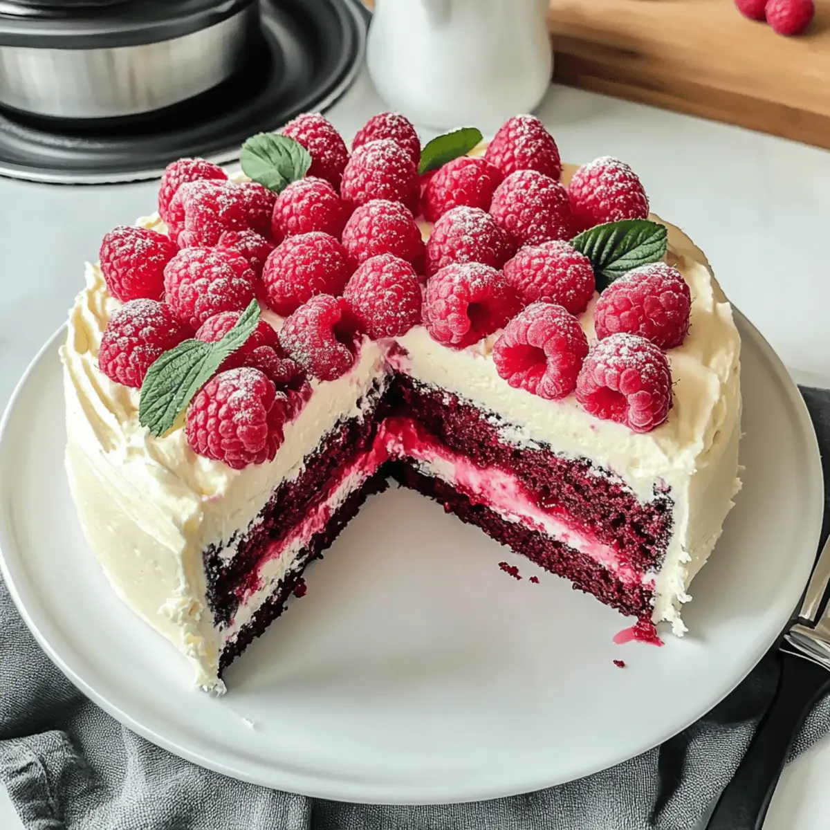 Delightful White Chocolate Raspberry Dream Cake Recipe