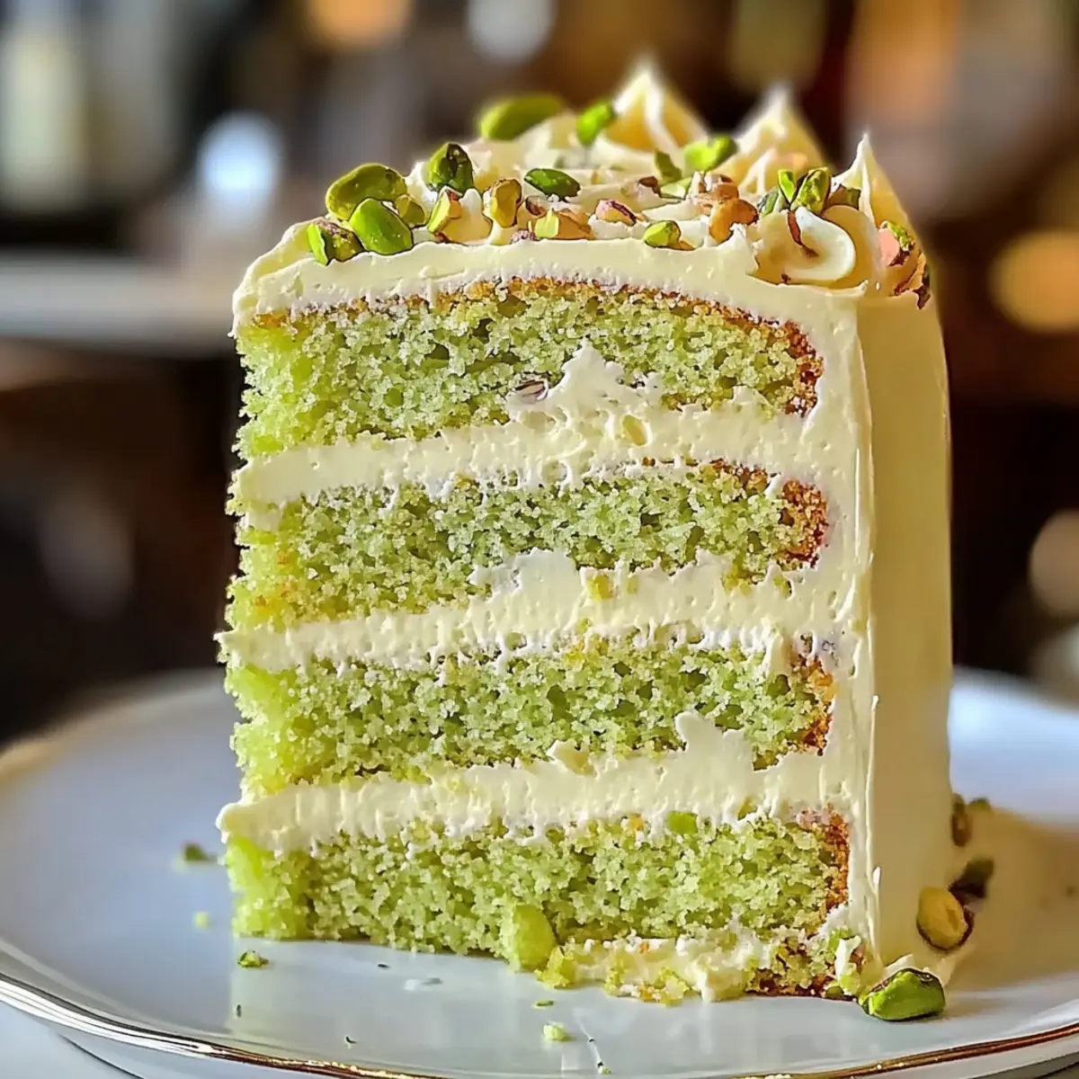 Heavenly Creamy Pistachio Cake That Will Wow Your Friends
