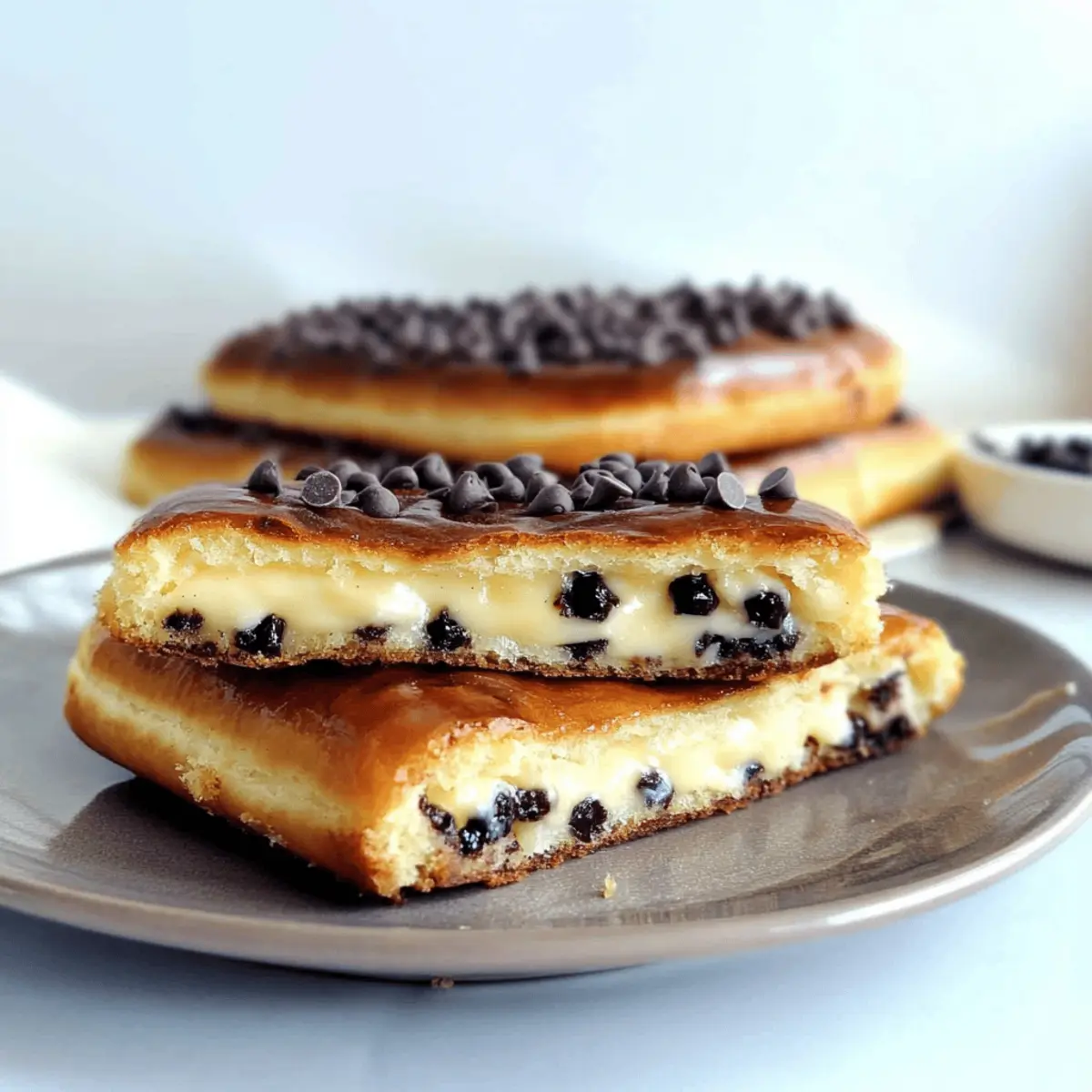 Delightful Chocolate Chip Vanilla Custard Brioches to Savor