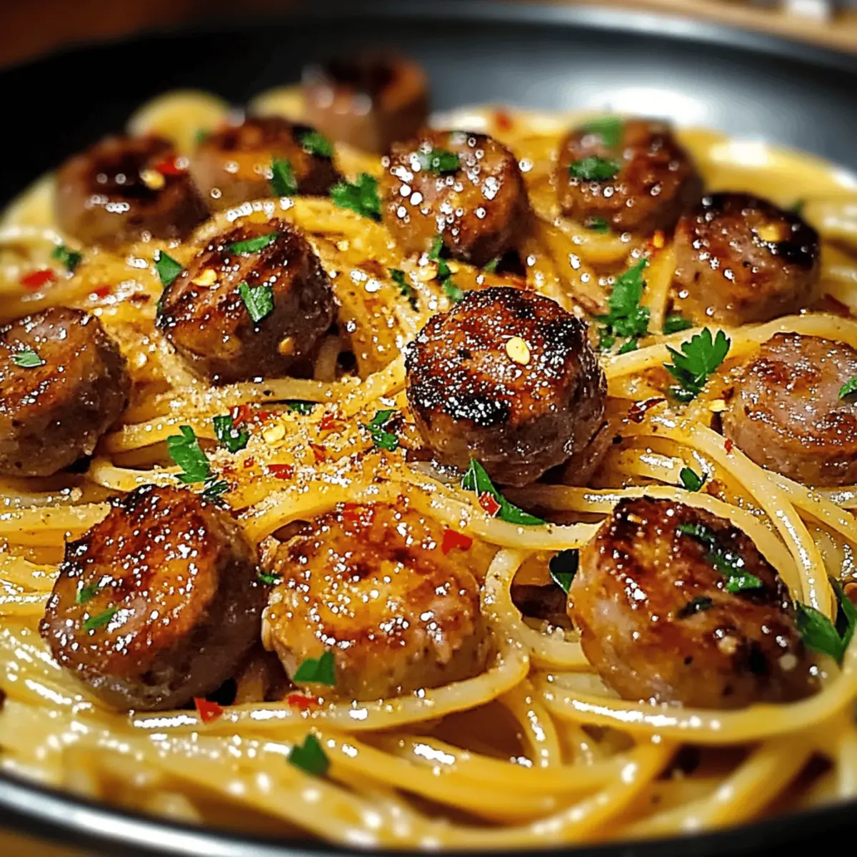 Sticky Honey Garlic Sausage Pasta That Will Wow Your Taste Buds