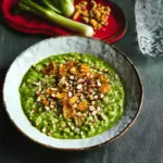 Super-green risotto soup
