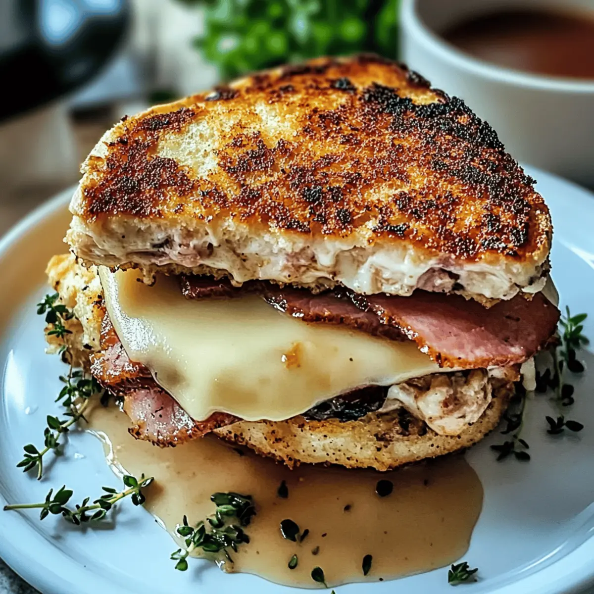 Delicious Grilled Chicken Cordon Bleu Sandwich You’ll Love
