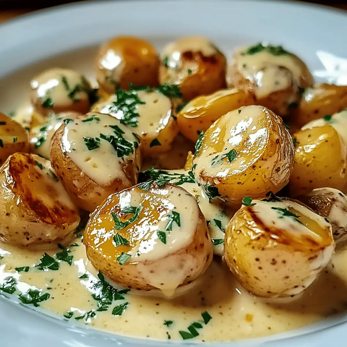 Creamy Garlic Baby Potatoes for Irresistible Comfort Food