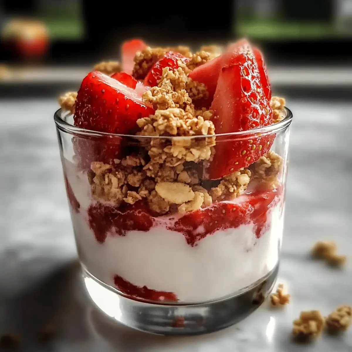 Strawberry Yogurt Parfait: A Quick Sweet Treat for You