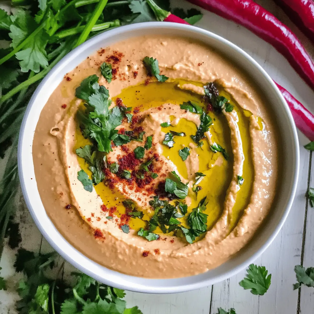Creamy Roasted Red Pepper Hummus You’ll Love to Dip Into