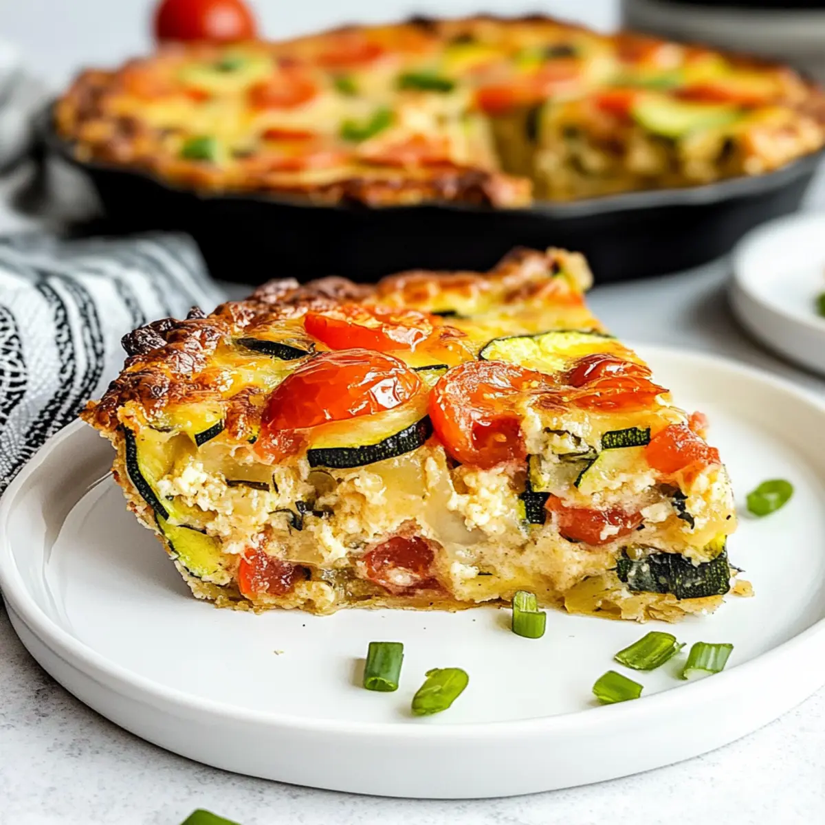 Savory Garden Crustless Zucchini Pie for Fresh Summer Mornings