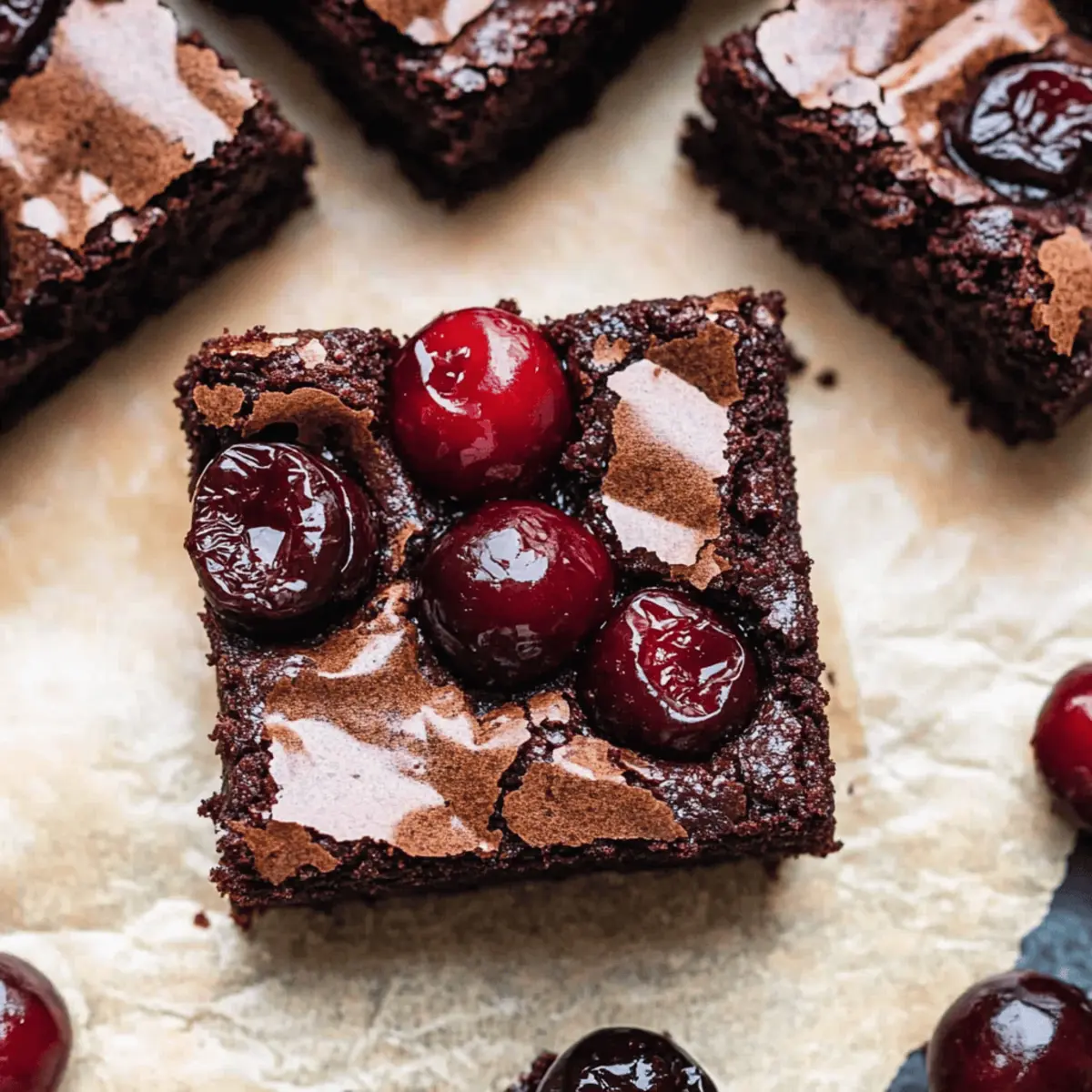 Roasted Chocolate Cherry Brownies for Ultimate Indulgence