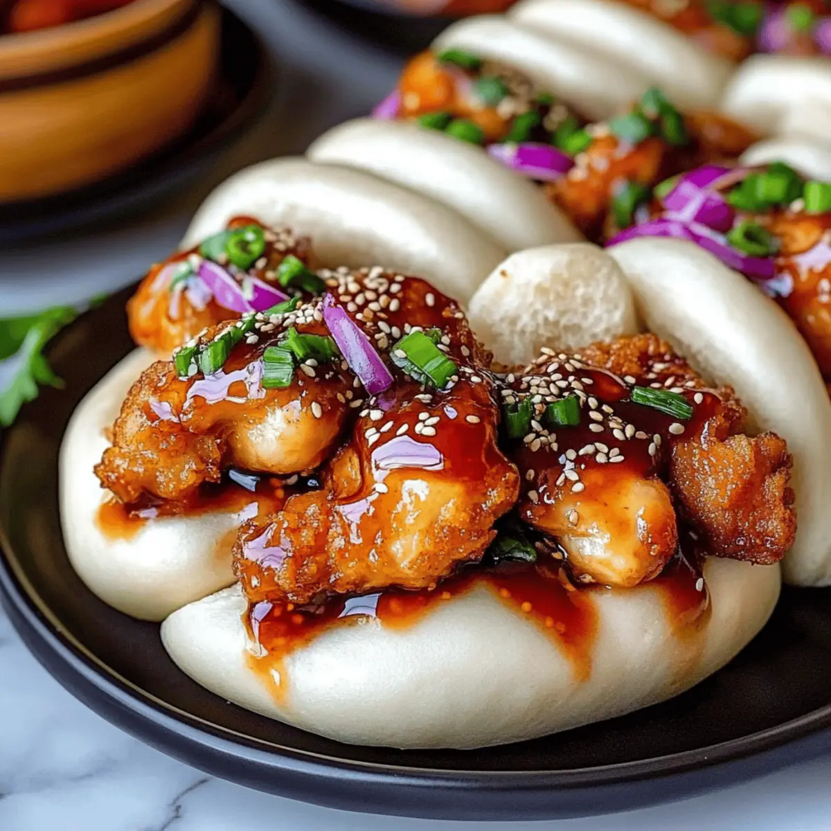 Deliciously Fluffy Korean Chicken Bao for Your Next Party
