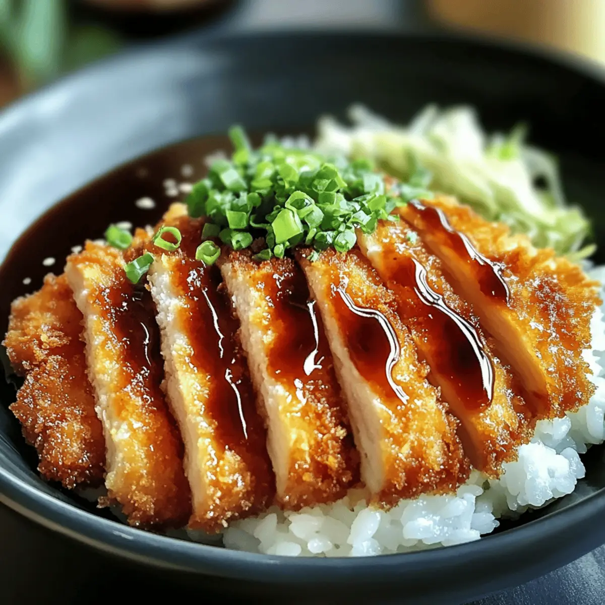 Japanese Katsu Bowls with Tonkatsu Sauce for Cozy Nights