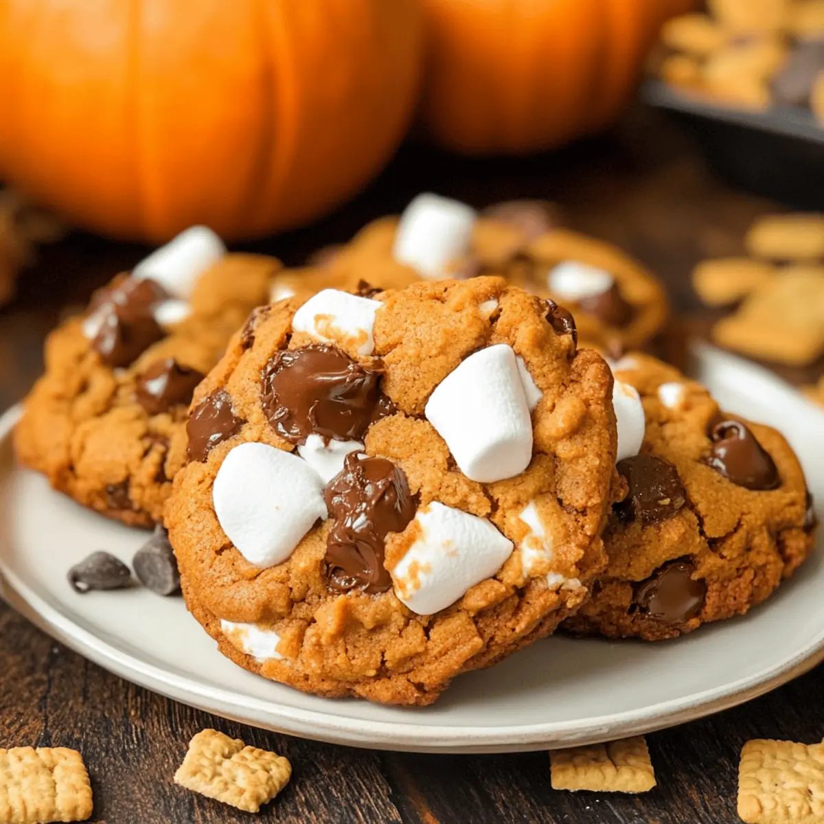 Cozy Up with Pumpkin S’mores Cookies This Fall Season