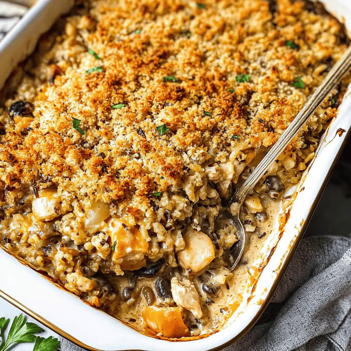 Creamy Chicken Wild Rice Casserole for Cozy Nights