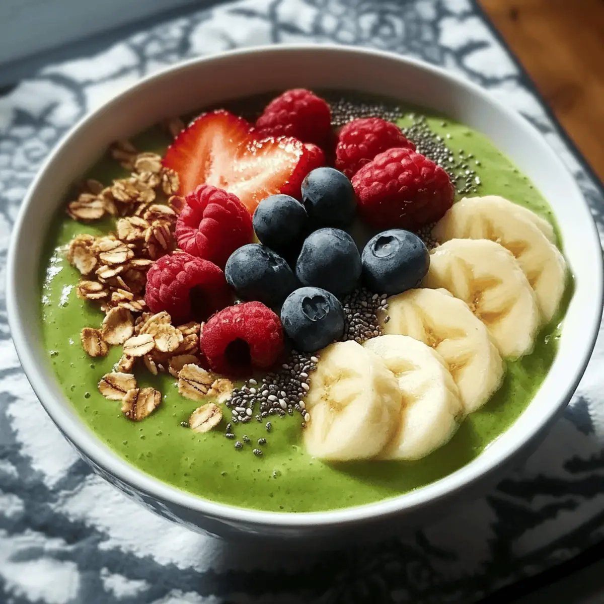Energizing Green Smoothie Bowl for a Fresh Start