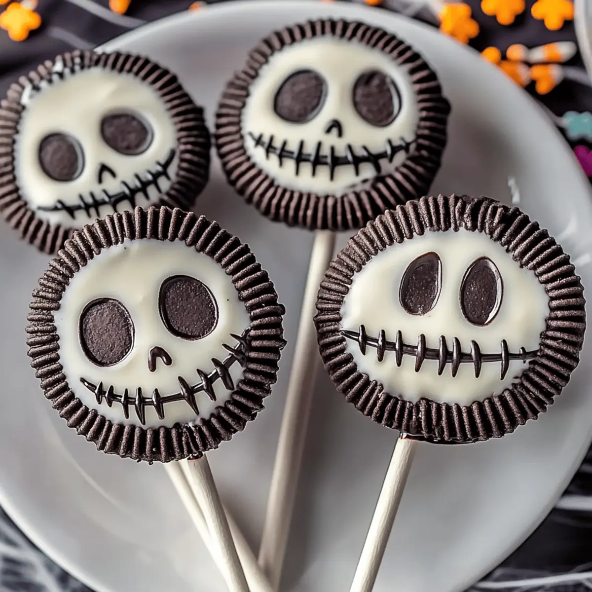 Delightful Jack Skellington Oreo Pops for Spooky Halloween Fun