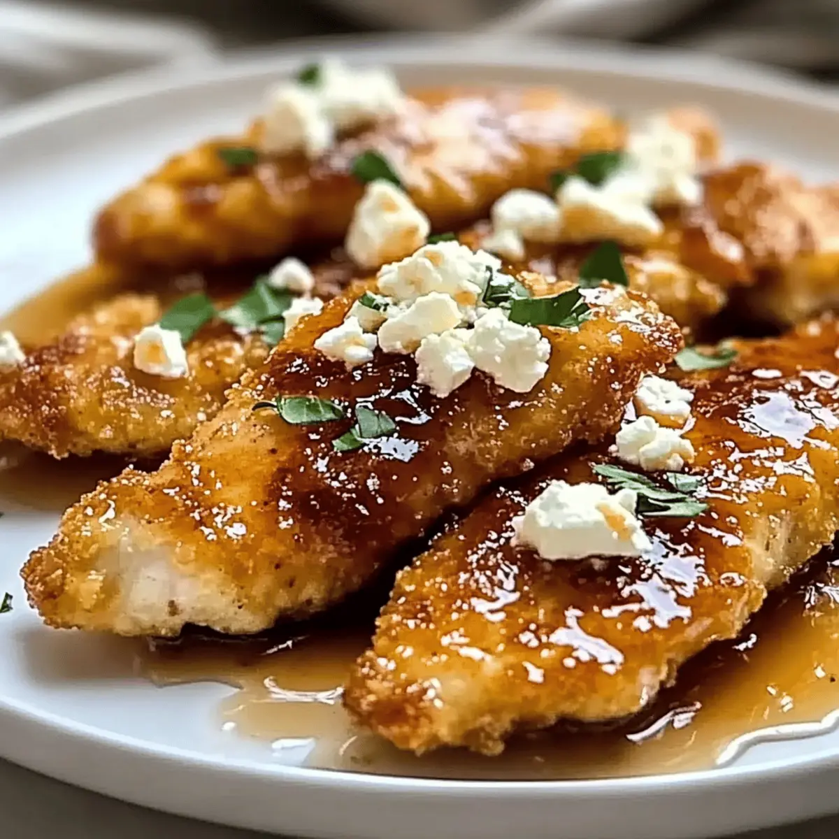 Crispy Hot Honey Feta Chicken for Sweet and Spicy Bliss