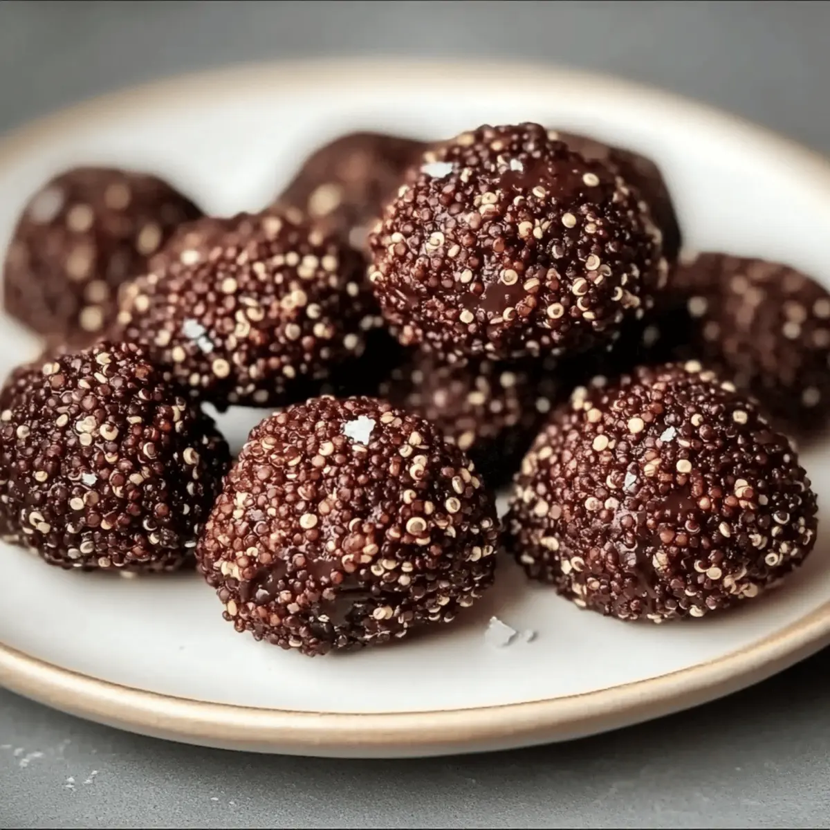 Dark Chocolate Quinoa Bites That Satisfy Cravings Guilt-Free