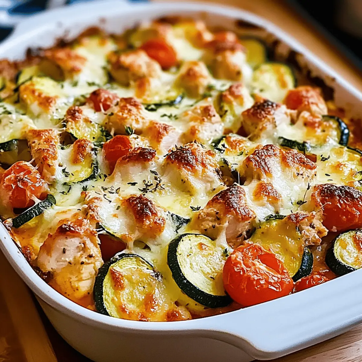 Cheesy Chicken and Zucchini Bake: A Family Favorite Delight