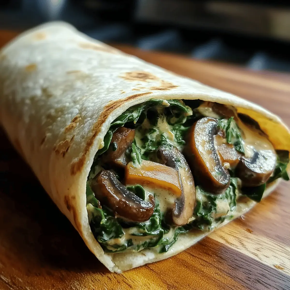 Savory Spinach Mushroom Wraps for Quick, Delicious Meals
