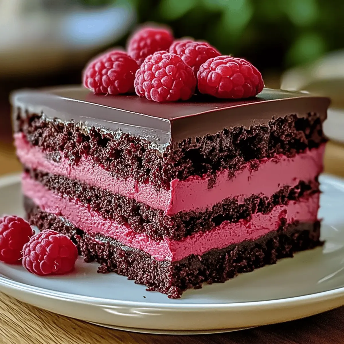 Indulge in Raspberry Chocolate Mousse Cake Bliss at Home