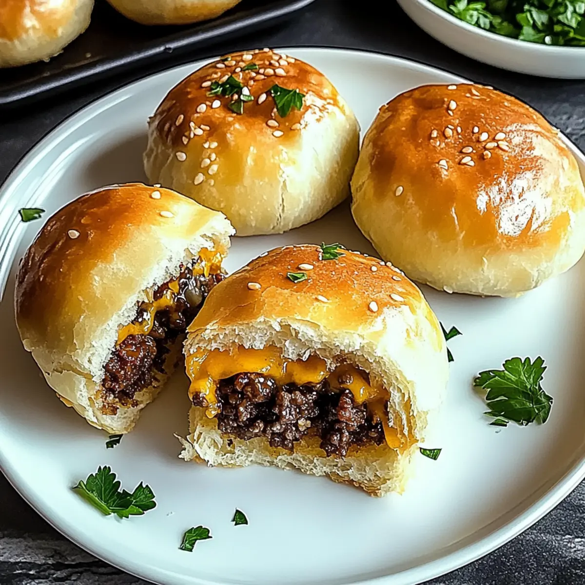 Garlic Parmesan Cheeseburger Bombs for Ultimate Flavor Adventure