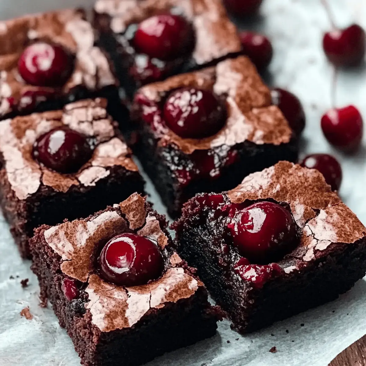 Roasted Cherry Brownies That Melt in Your Mouth