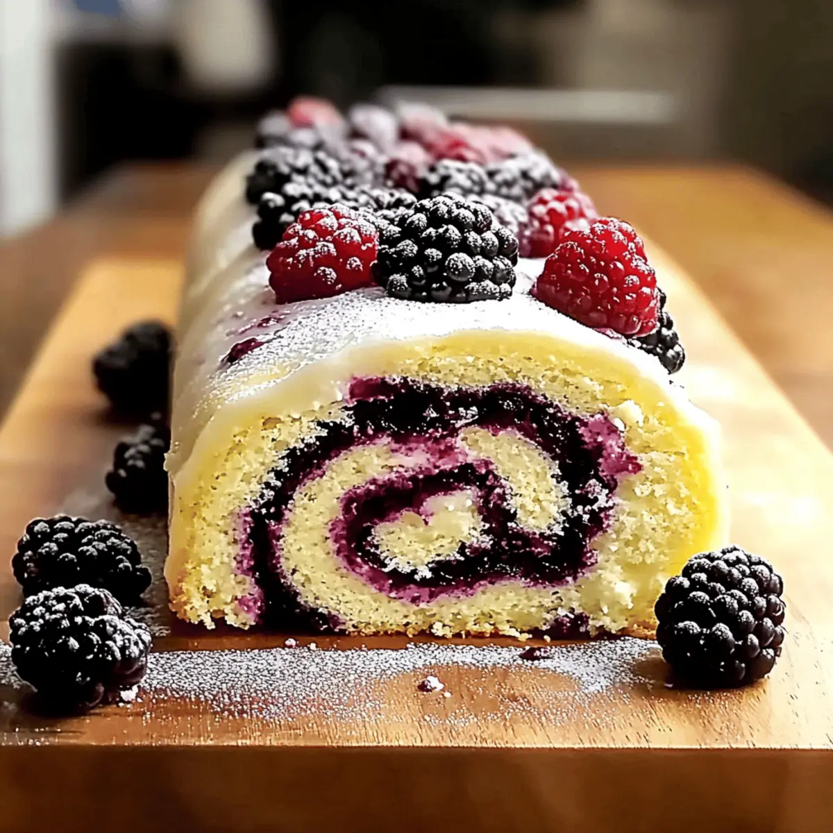 Blackberry Lemon Cake Roll – A Sweet Twist on Tradition